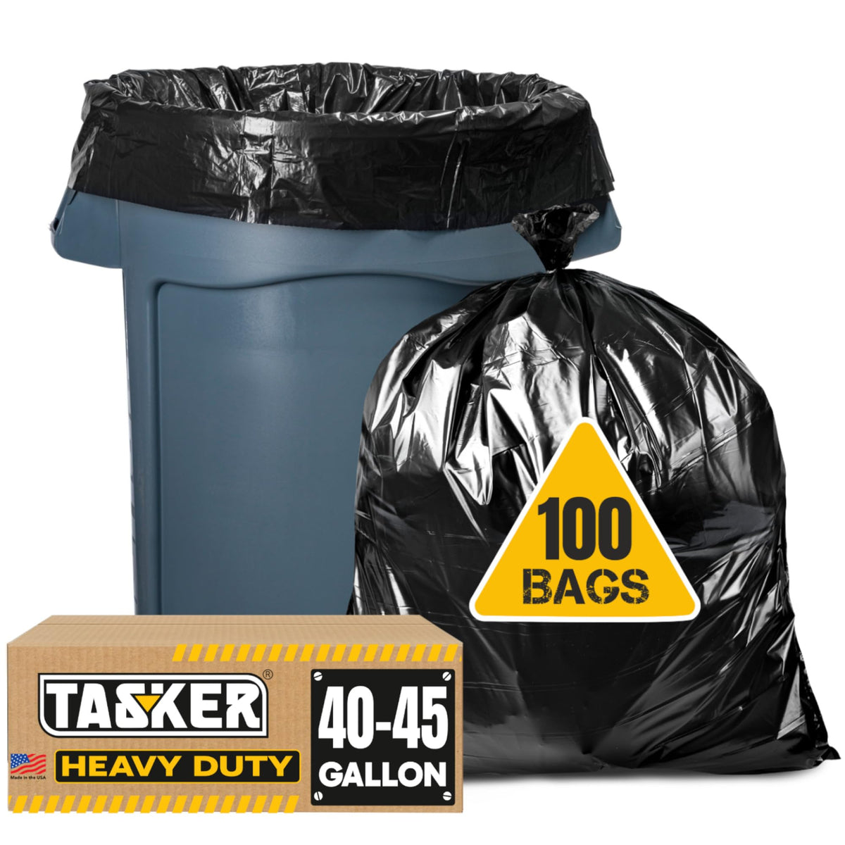 40-45 Gallon Heavy Duty Trash Bags K97491