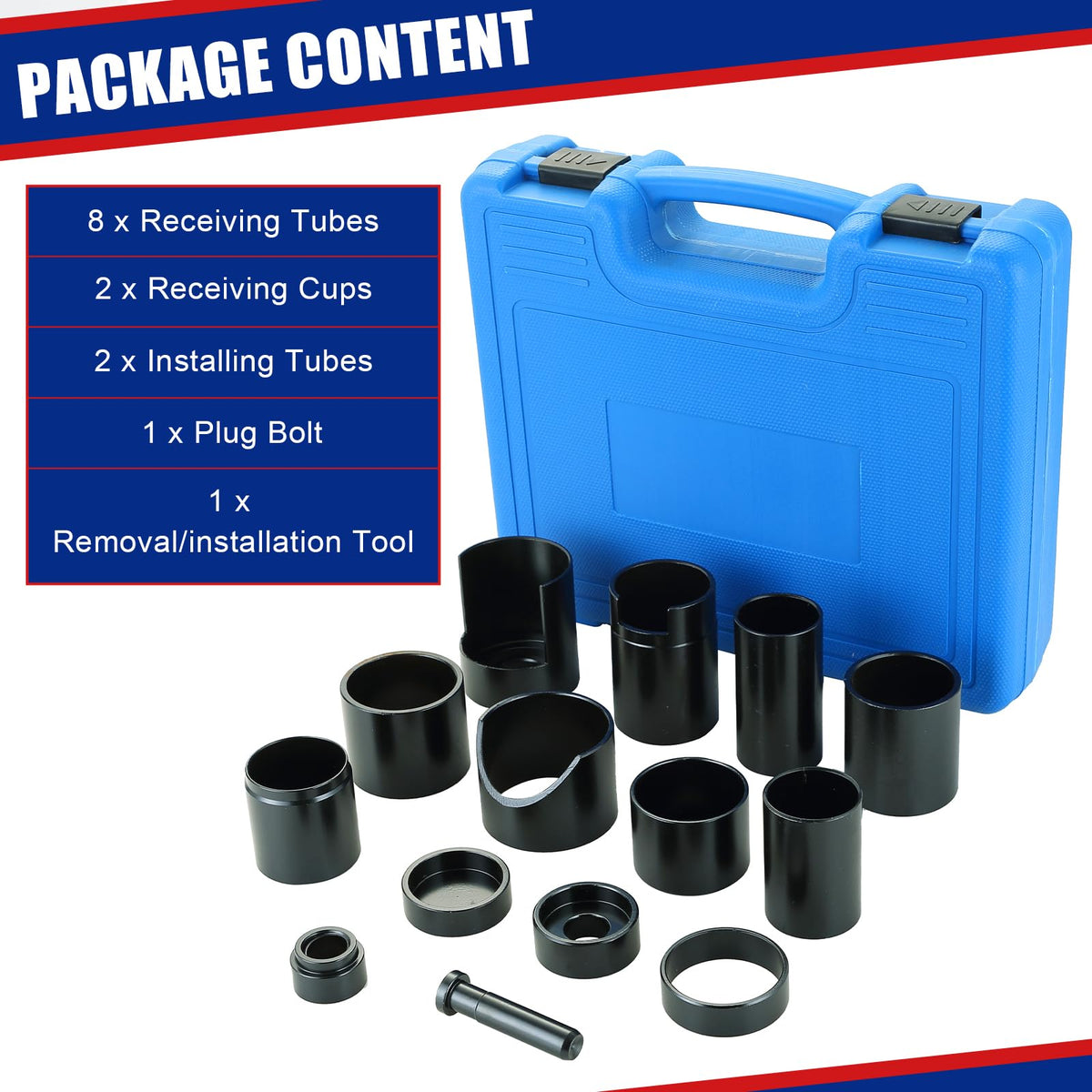 14 Piece Ball Joint Service Adapter Set M7272