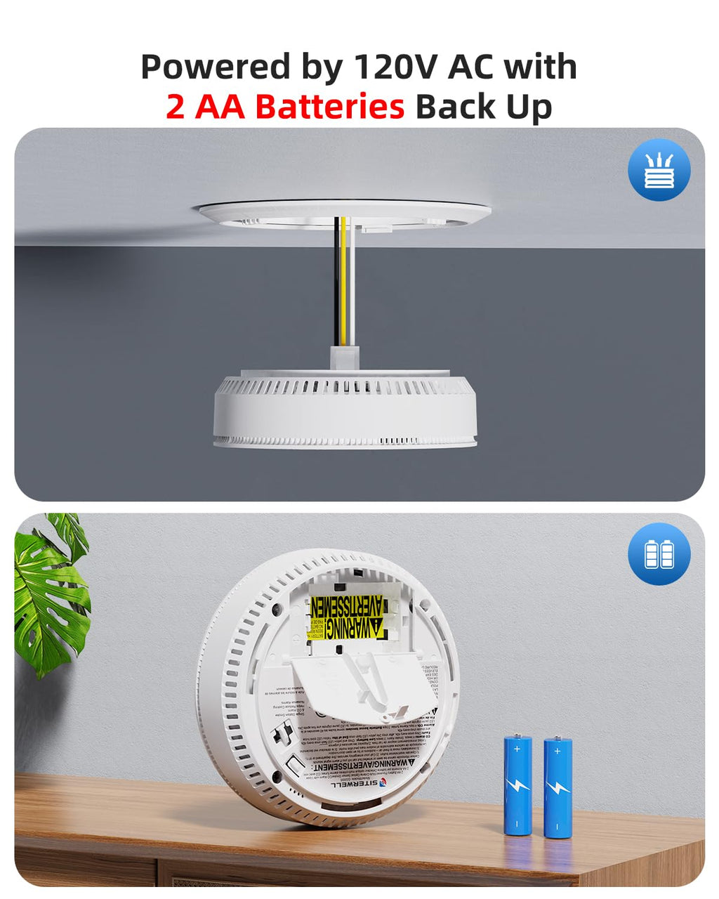 Smoke & CO Detector X7282