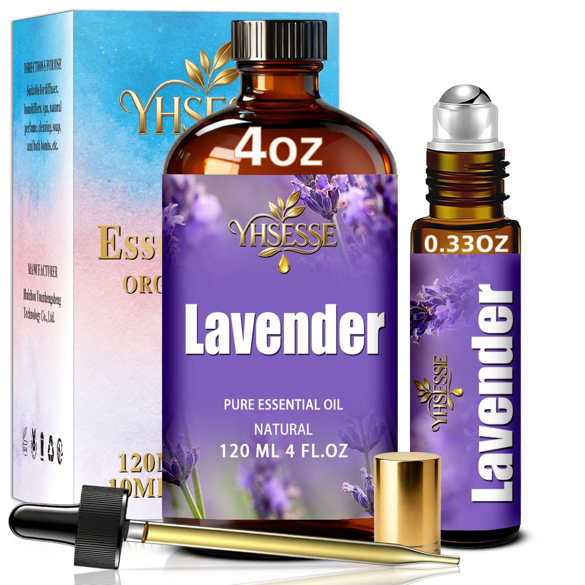 Lavender 4 Fl Oz and Sweet Orange 16 Fl Oz Essential Oil U141163