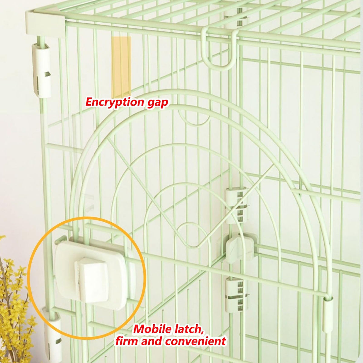 3/4-Tier Cat Cage Playpen with 3 Platforms, 3 Doors & 2 Ramps Y648