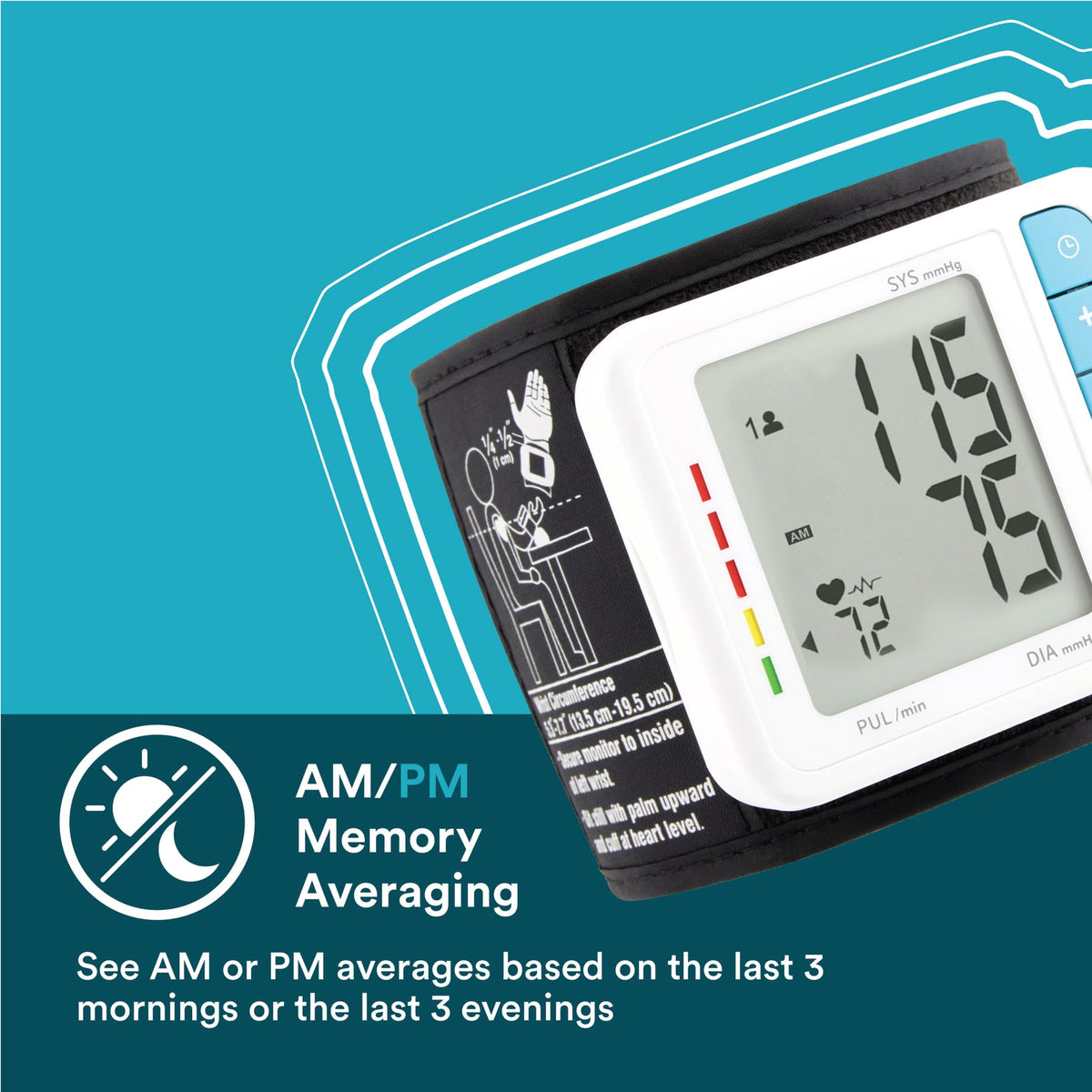 Wrist Cuff Blood Pressure Monitor N5375