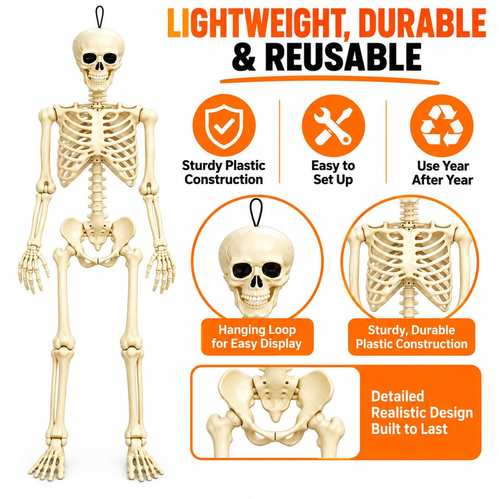 Posable Halloween Skeleton T9322