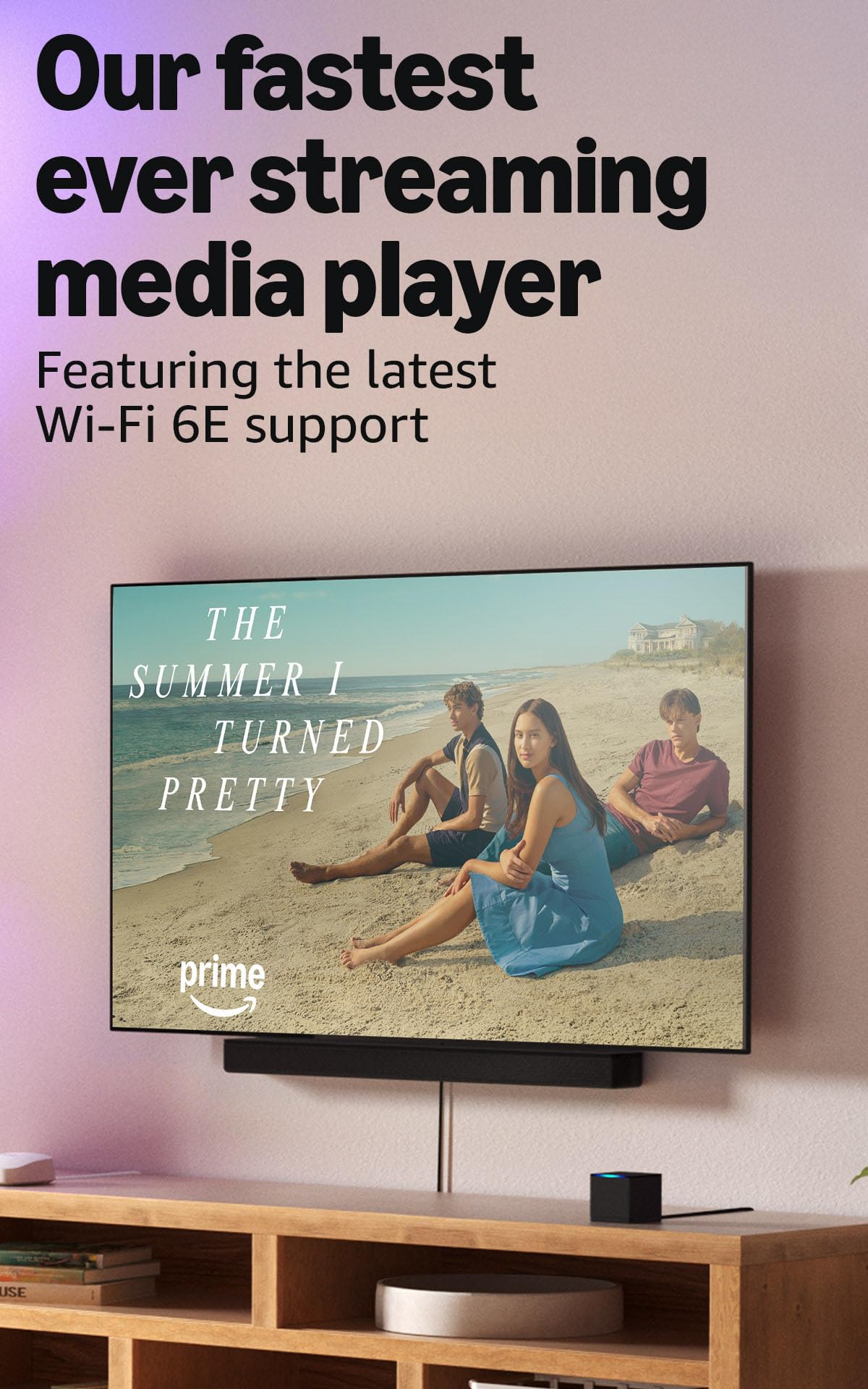 Hands-free Streaming Device with Alexa, Wi-Fi 6E, 4K Ultra HD X171