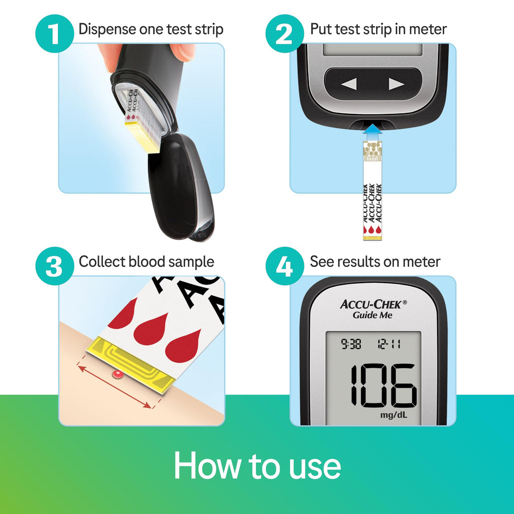 Glucose Test Strips, Pack of 60 J27581