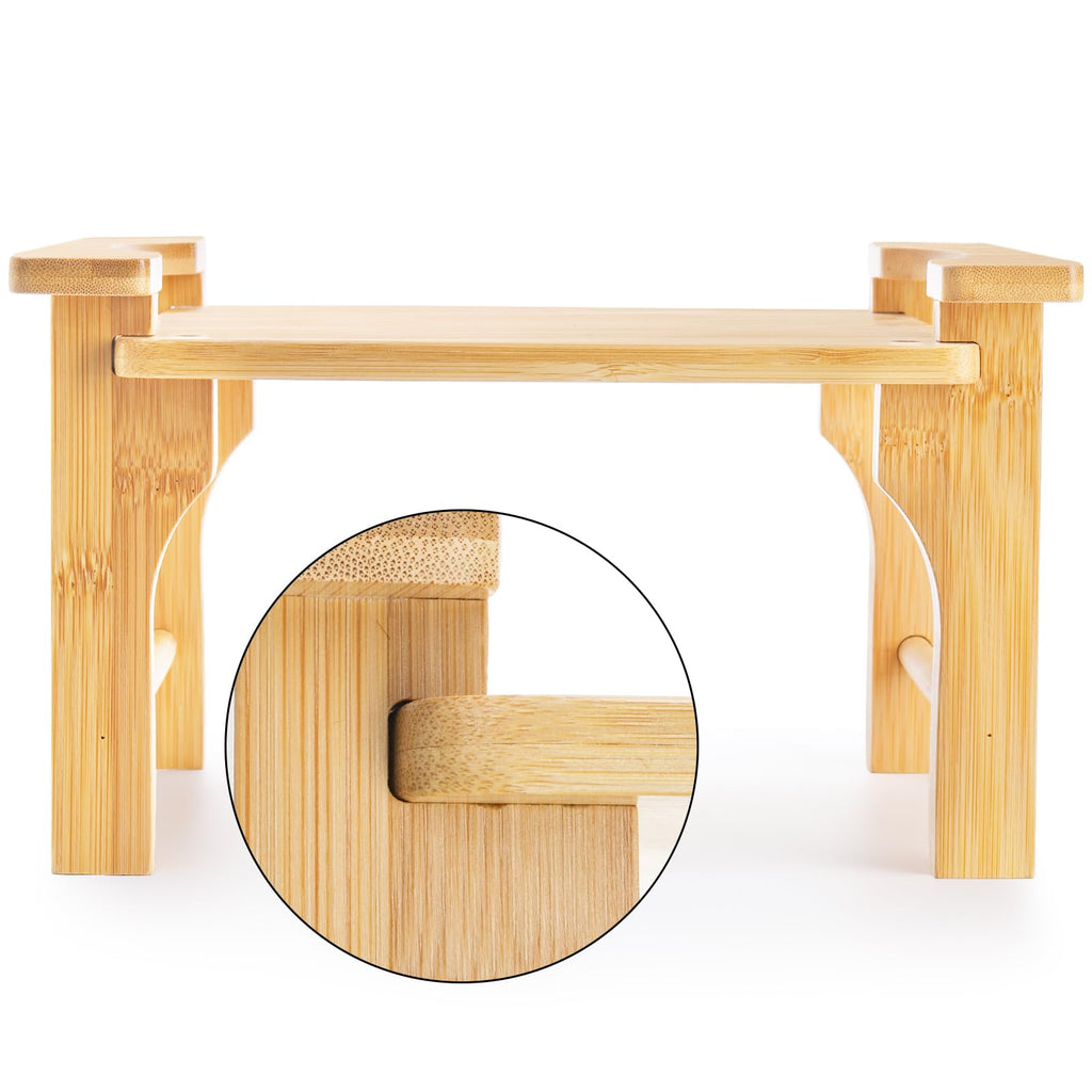 2 Pack Natural Bamboo Beverage Dispenser Stand S3763