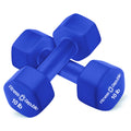 Neoprene Dumbbell Set of 2 Non-Slip Hex Shape H43003