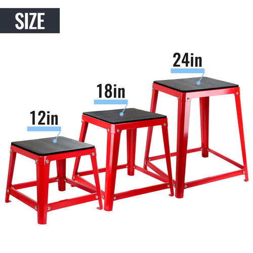 12/18/24/30 Inch Fitness Exercise Step Up Box P62500