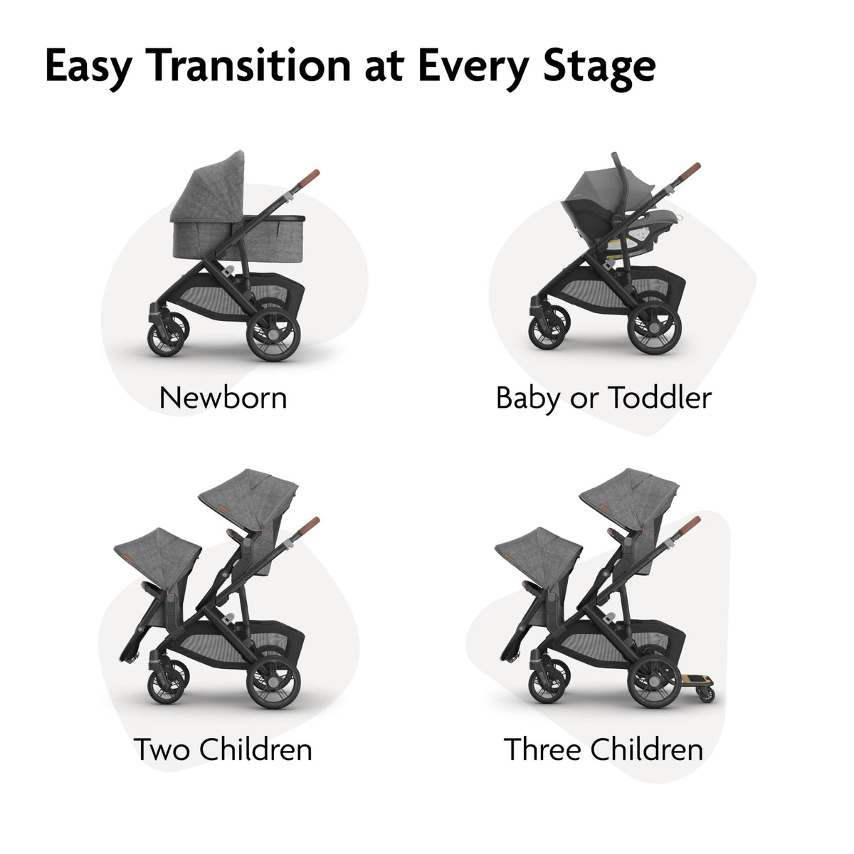Convertible Single-to-Double Stroller D79515