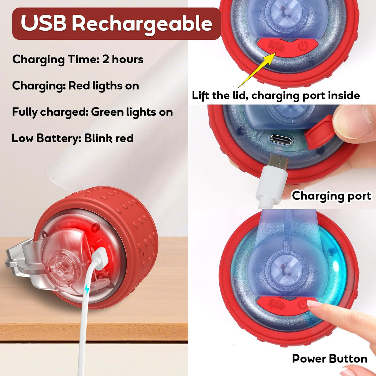 Interactive Rolling Dog Toys with Rope K138