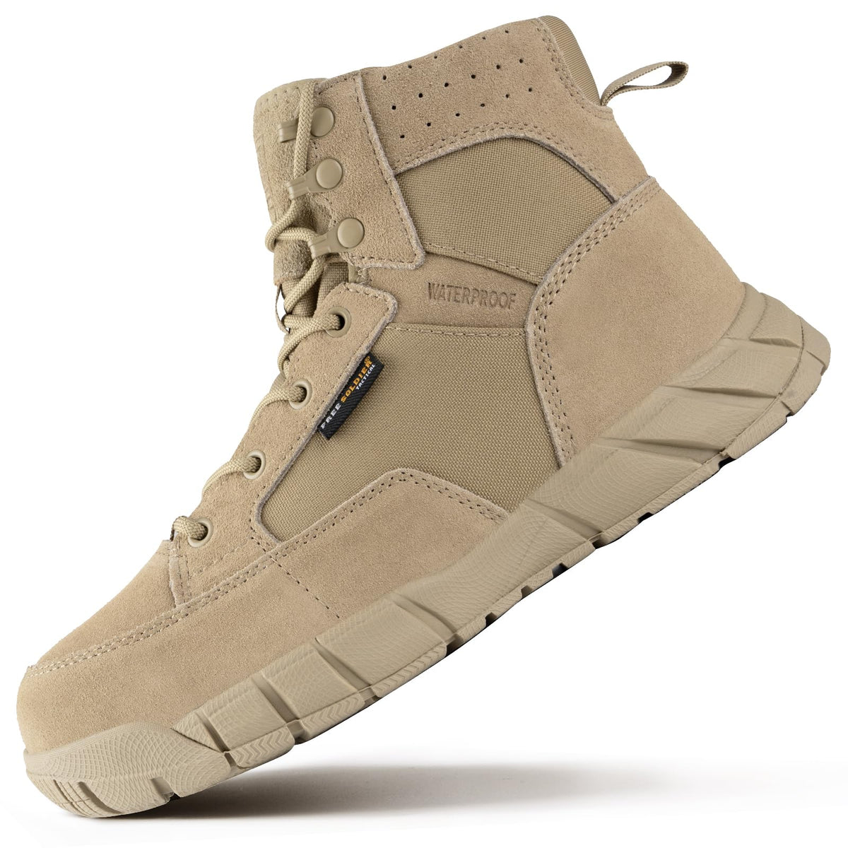 Men's 6 Inches Lightweight Waterproof Suede Leather Work Boots R60947