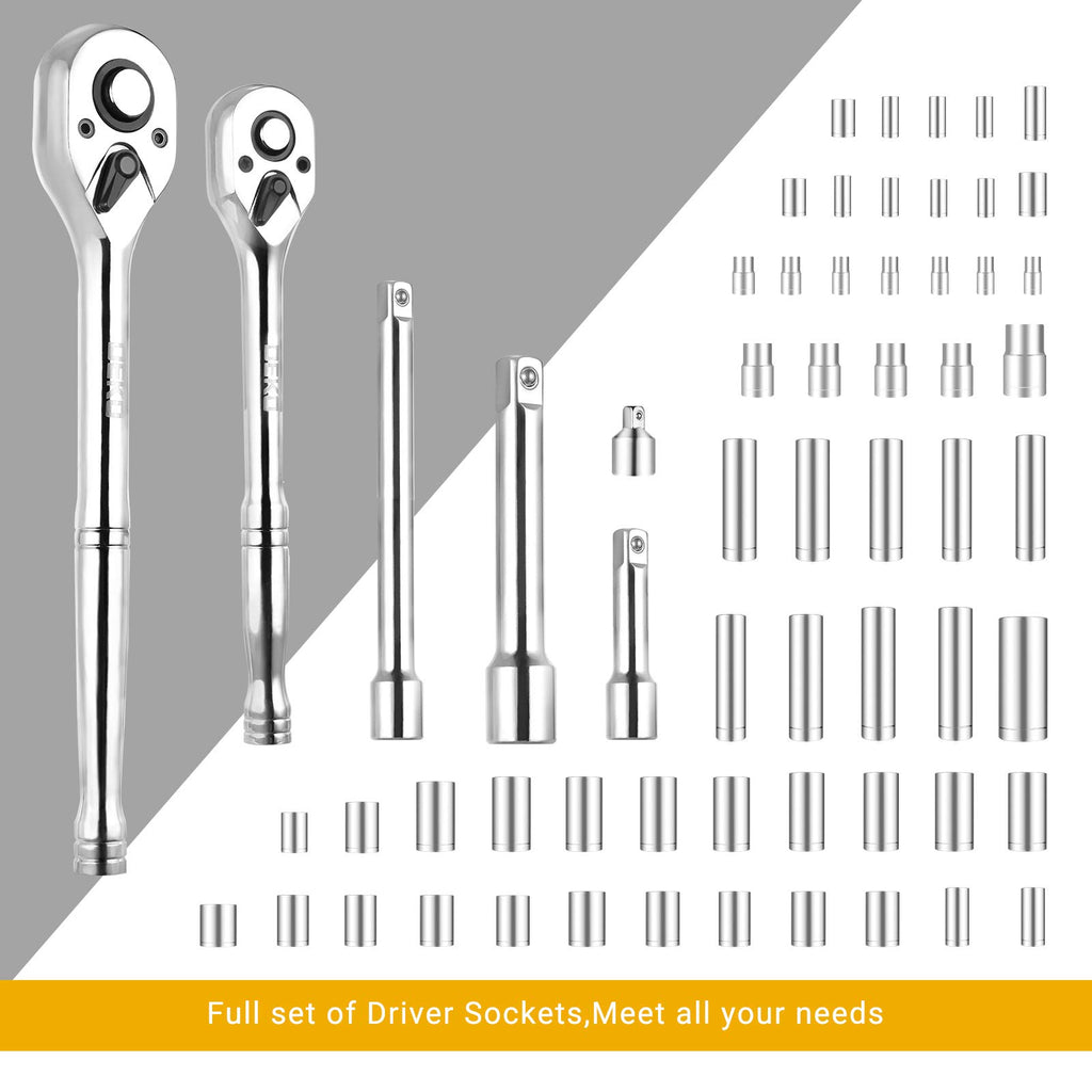 192 Piece Mechanics Tool Set with Plastic Storage Case G2494