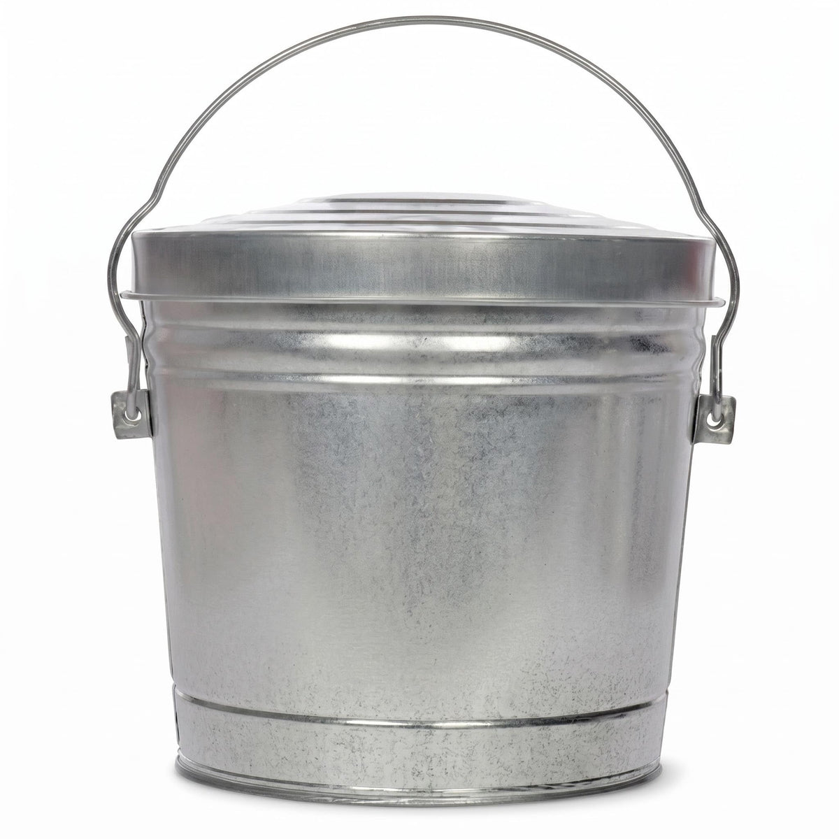 6 Gallon Galvanized Steel Locking Lid Storage Can U1400