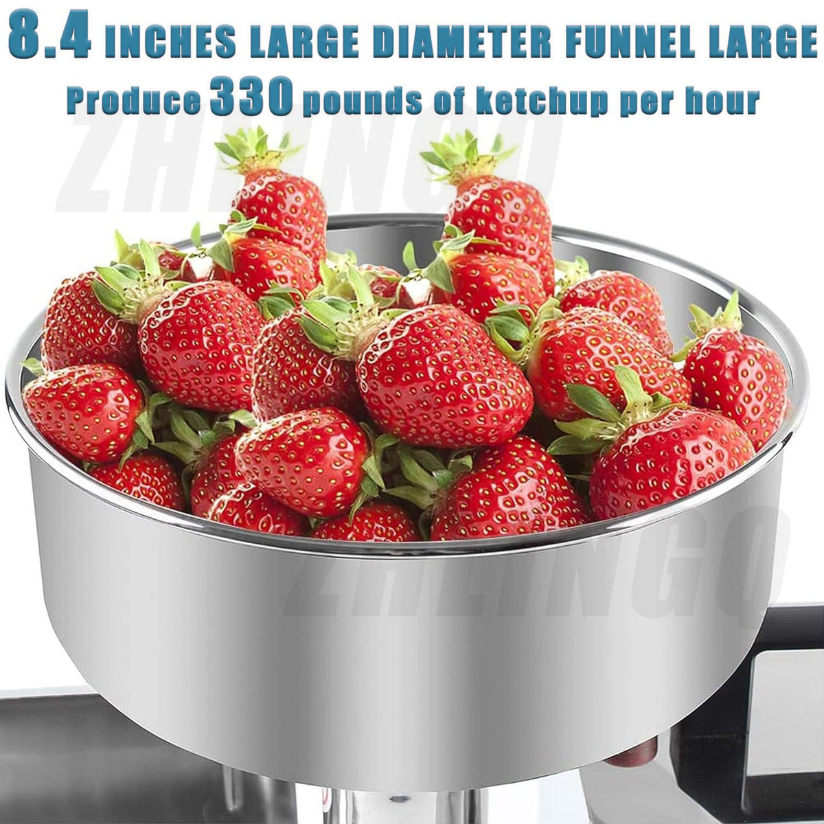 450W Stainless Steel Electric Tomato Strainer U49744