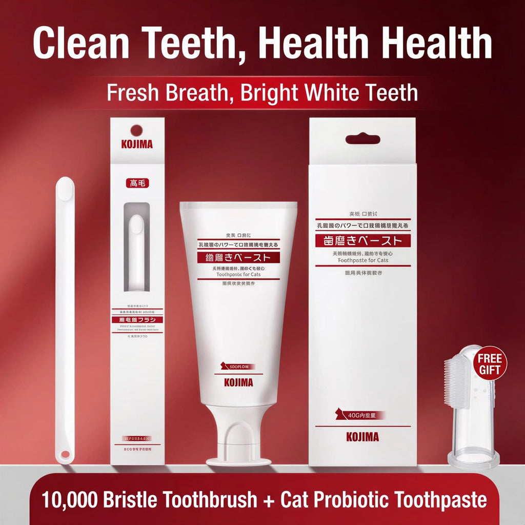 Tuna Flavor Toothpaste 1.35 oz with Toothbrush & Finger Brush R6762