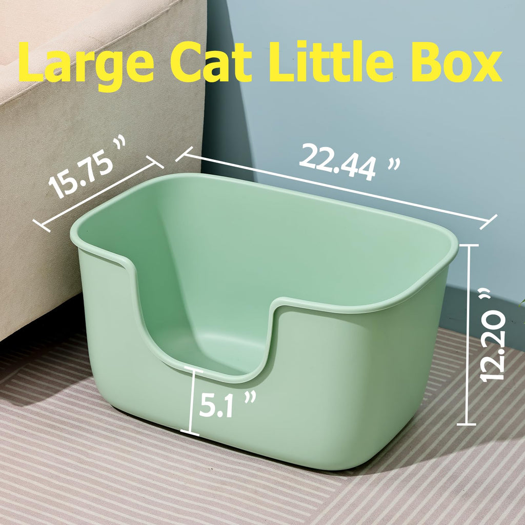 Extra Large Low Entry Cat Litter Box with High Sides O548753