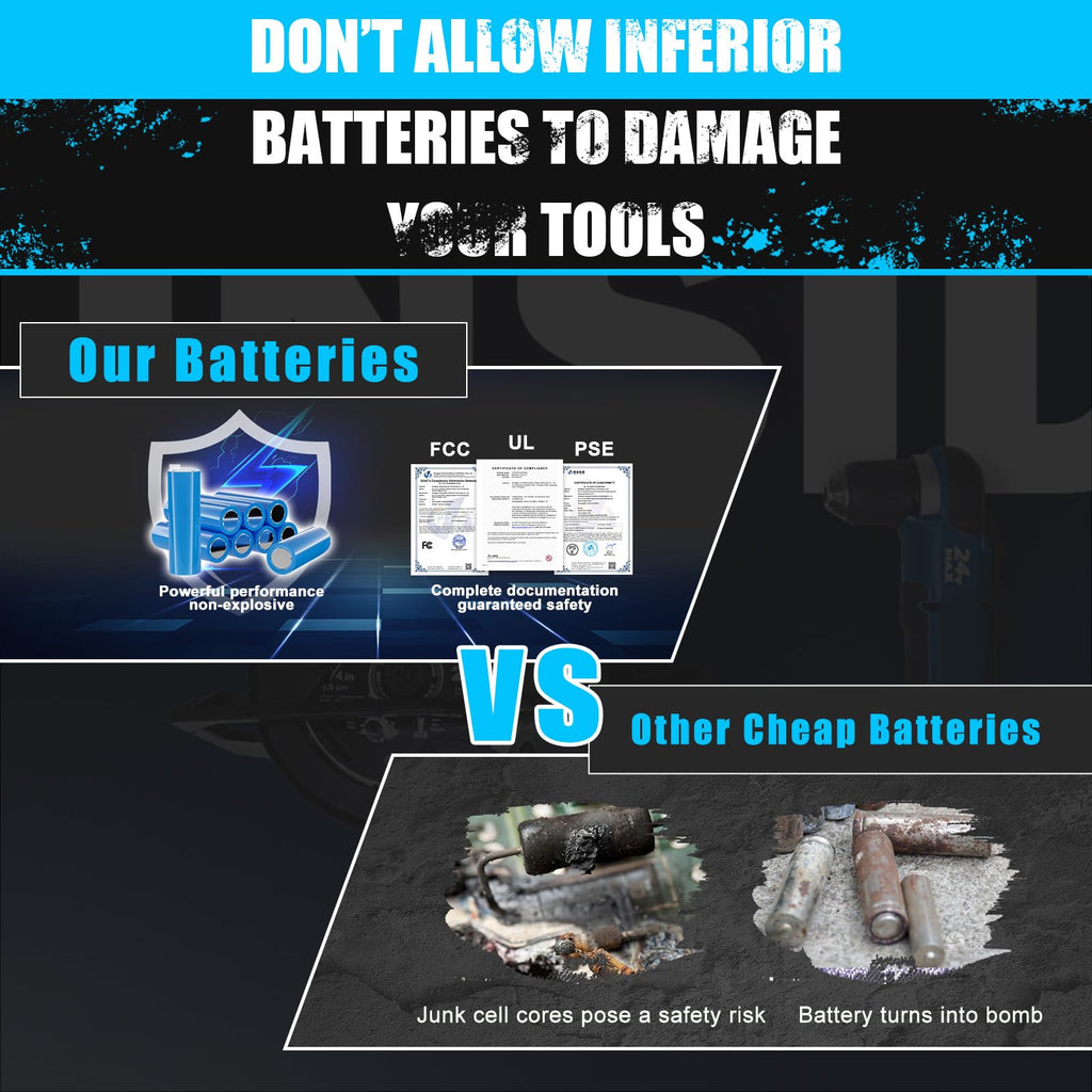 40V 4.0Ah Lithium Ion Cordless Power Tool Battery J126