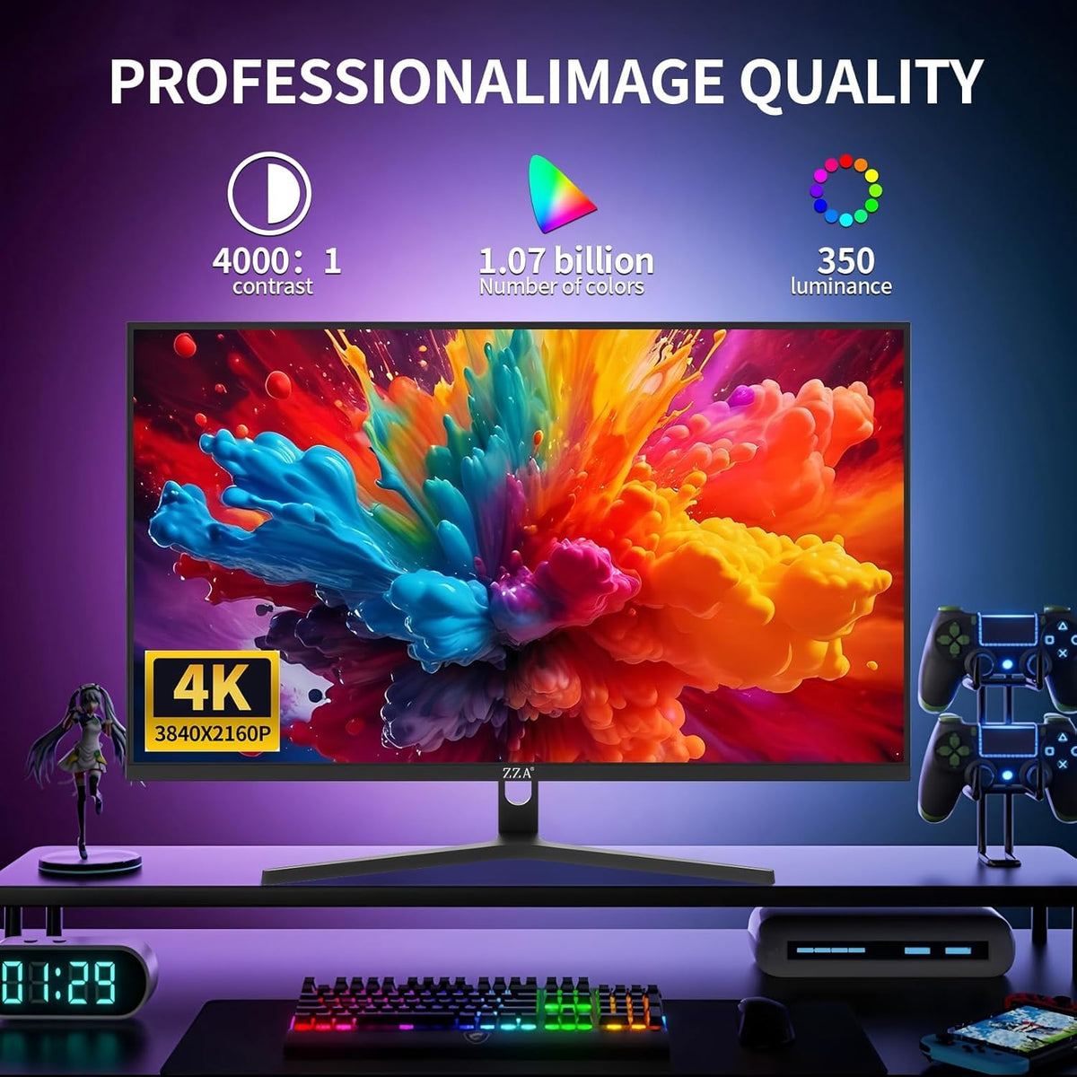 32" 4K UHD IPS Monitor 60Hz HDMI DP S8301