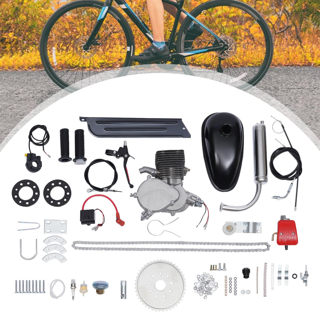 100CC 2-Stroke Bicycle Engine Kit with Air-Cooling D5859