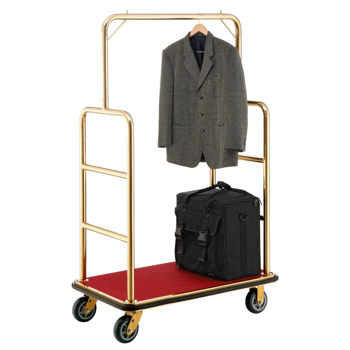 Gold Stainless Steel Bellman Cart K16378