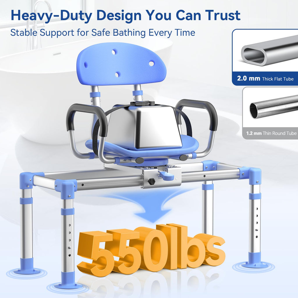 Sliding Shower Chair Tub Transfer Bench E6345