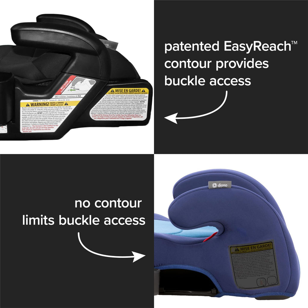 Backless Booster for Children 40-120 lbs F201976