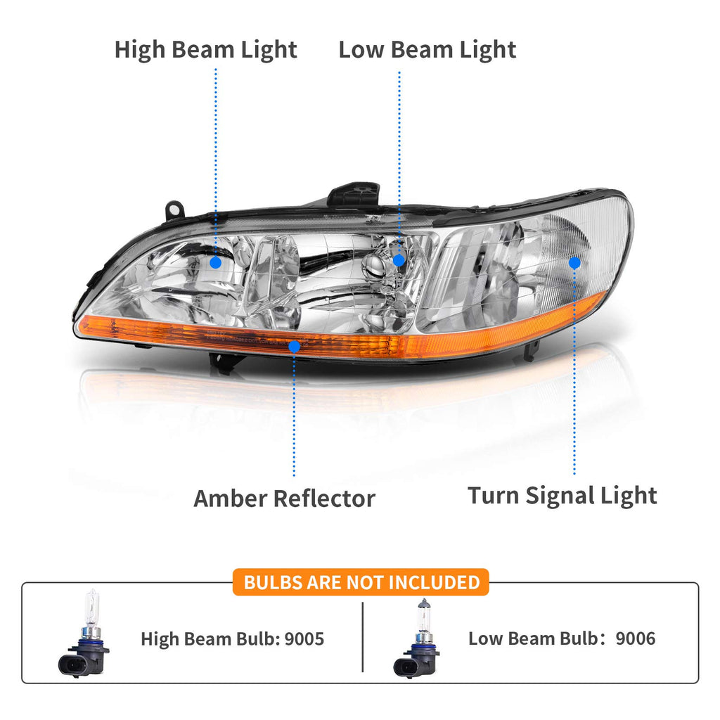 Headlight Assembly Chrome Q237