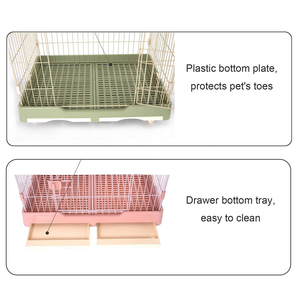Foldable 4 Tier Detachable Cat Cage with Hammock N75856