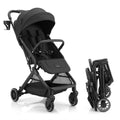 Black Lightweight Fold Baby Stroller with Canopy and Cup Holder Z78025