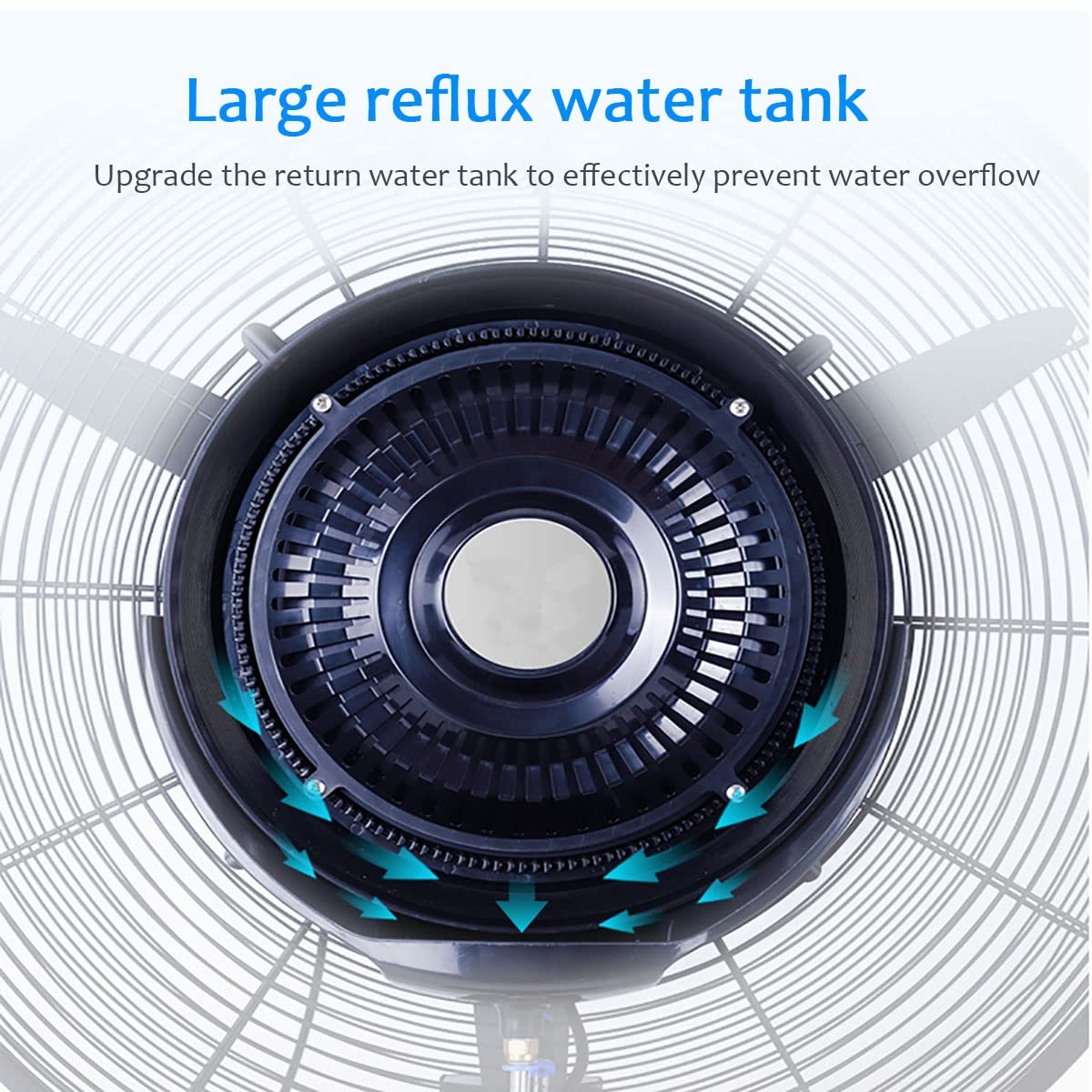 20 Inch High Velocity Metal Floor Fan with 3 Speed Settings S4822