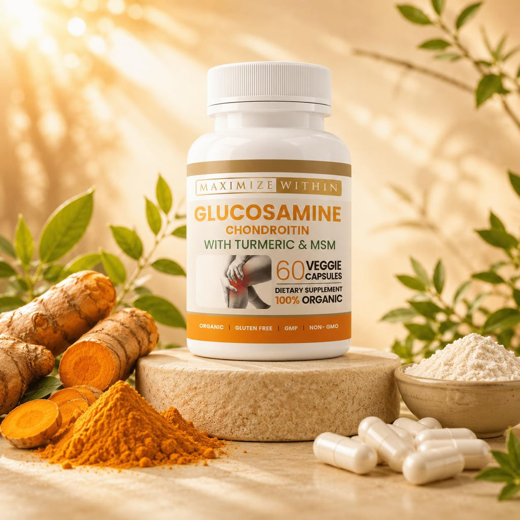 Glucosamine Chondroitin Turmeric MSM 60 Veggie Capsules P761