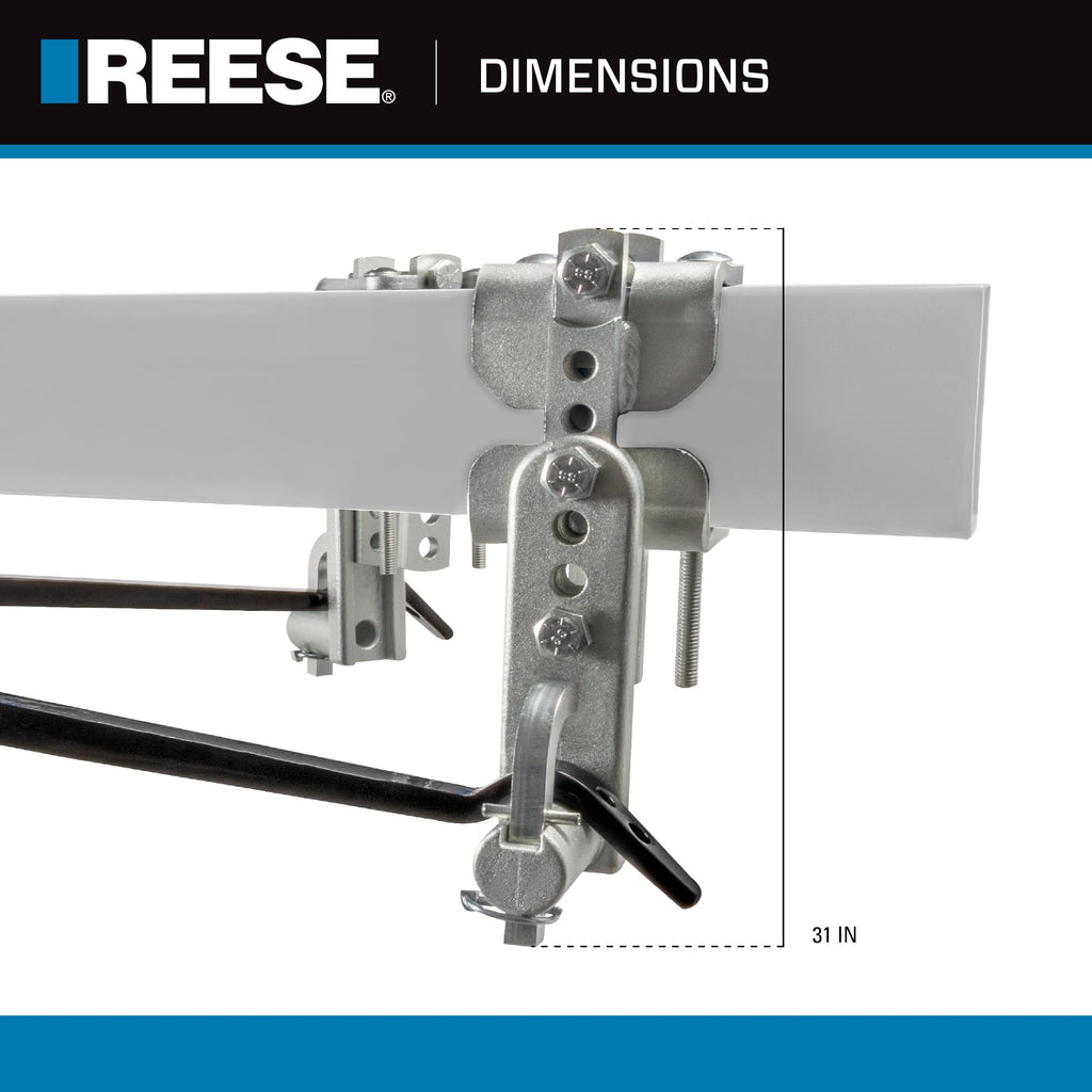 Weight Distribution Hitch with Active Sway Control, 6,000 lbs. Capacity, Black V5357