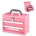 Portable Mini Metal Tool Box with 2 Drawers V796997