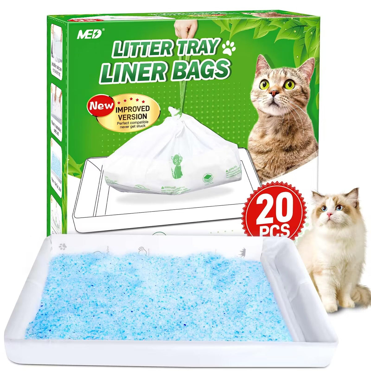 Litter Box Liners 20 Pack D5058