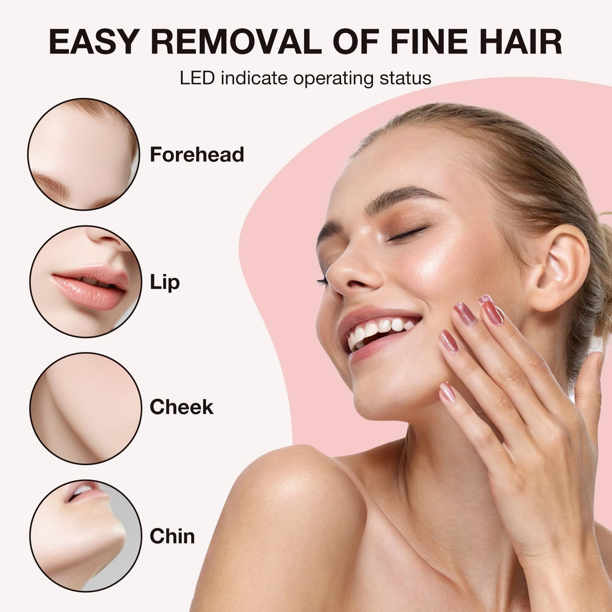 2 in 1 Electric Facial Hair Removal B68093