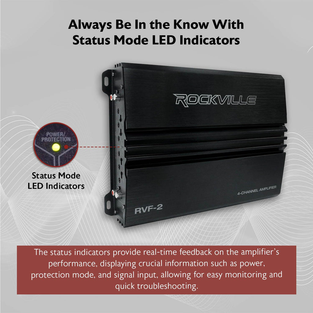 4 Channel Car Stereo Amplifier A53936