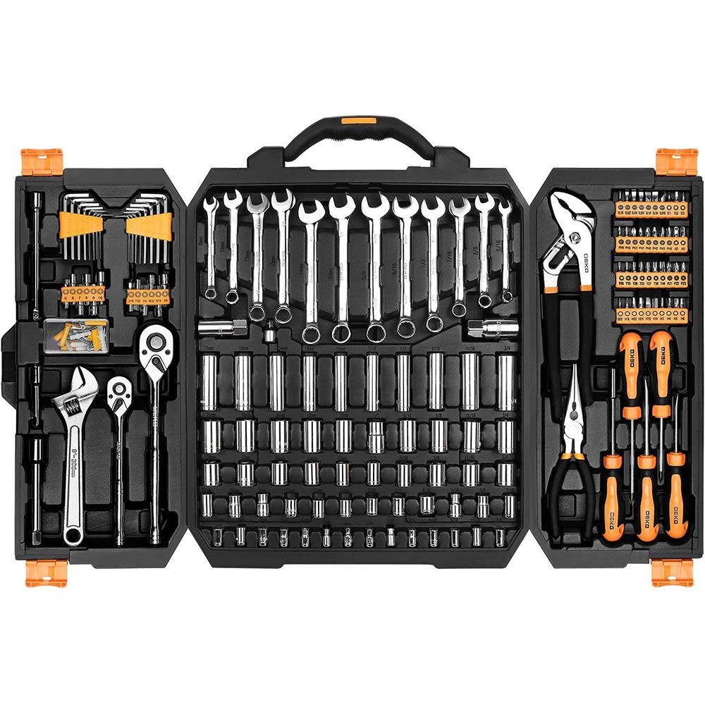 192 Piece Mechanics Tool Set with Plastic Storage Case G2494