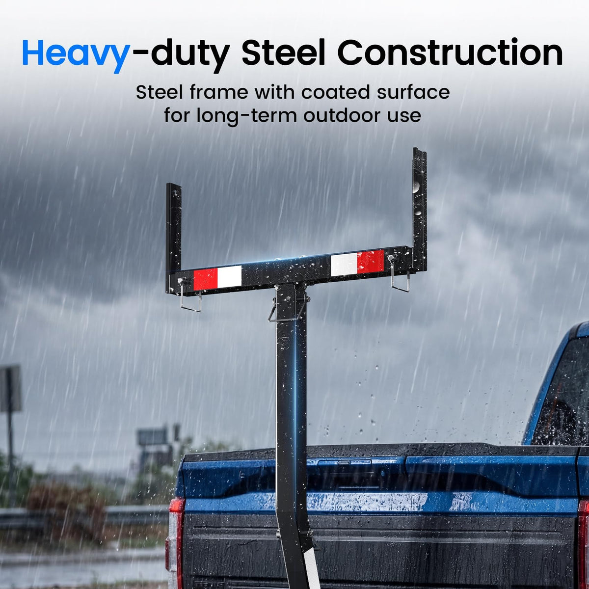 Truck Bed Extender Hitch Mount with Flag U13783