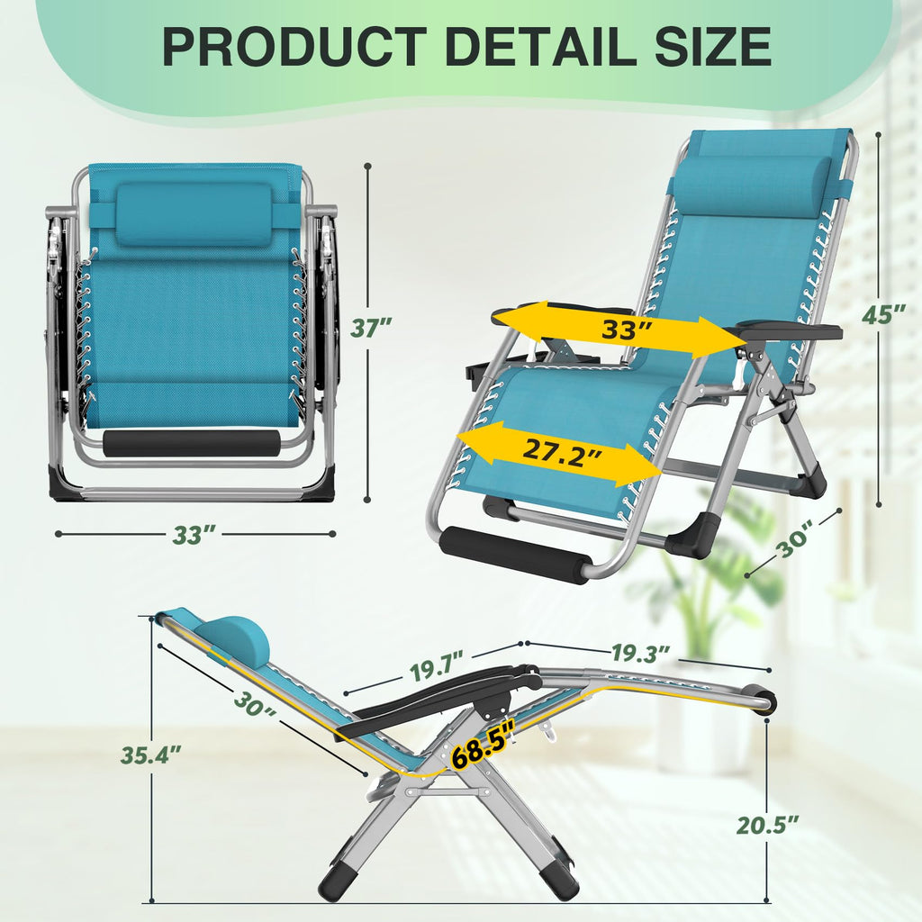 Oversized Zero Gravity Chair F99745