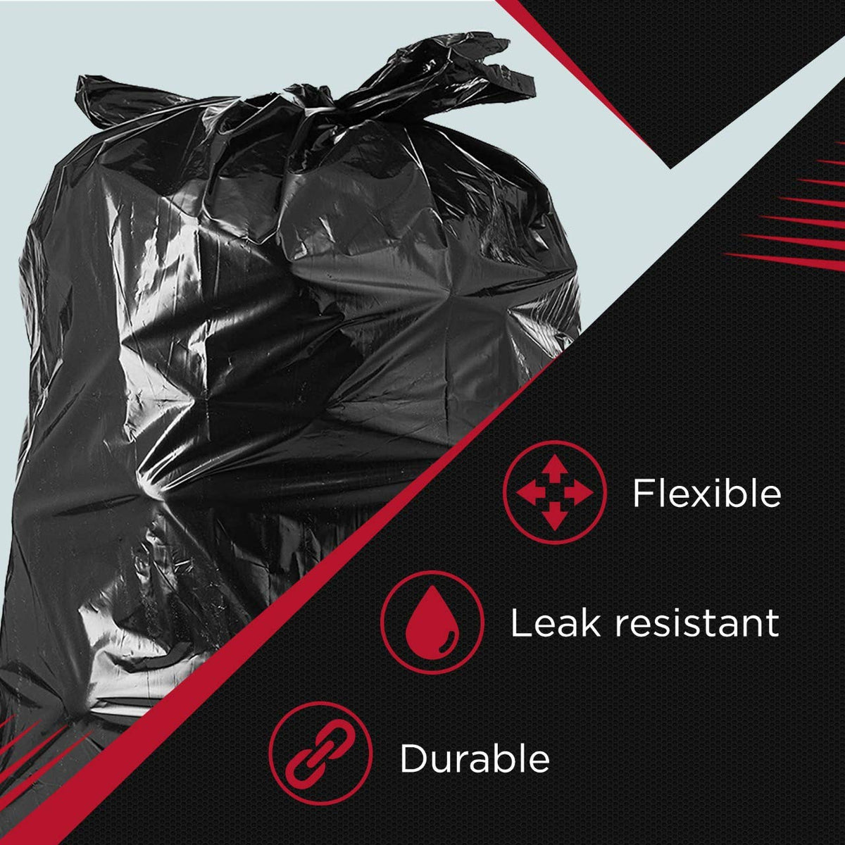 40-45 Gallon Heavy Duty Trash Bags K97491