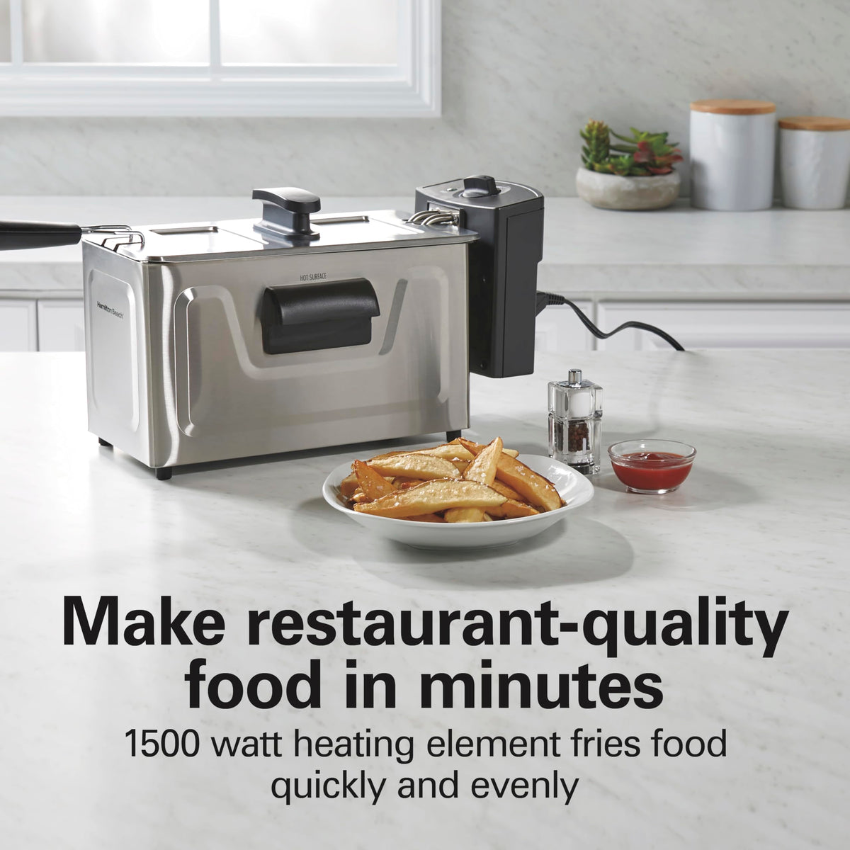 3 Liter Electric Deep Fryer With Basket Q171537