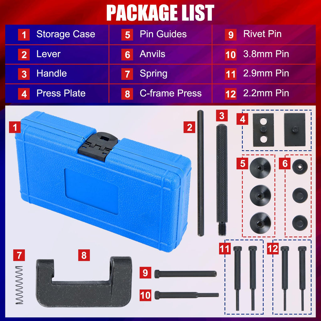 20pc Chain Breaker Tool Kit with Case H720210