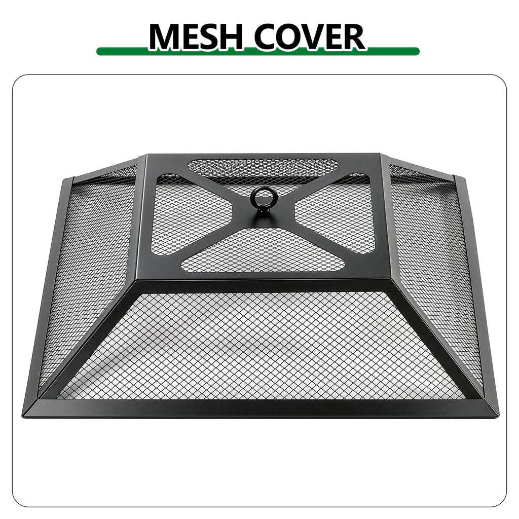 32 Inch Metal Outdoor Fire Pit K9065