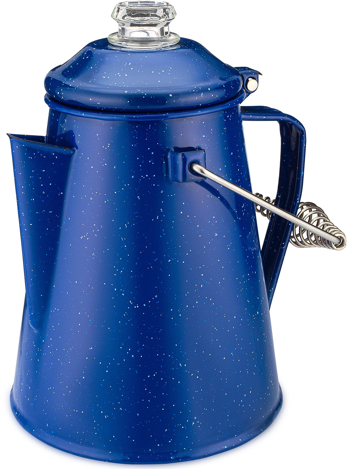 Blue Enamel 12 Cup Percolator Coffee Pot X285550