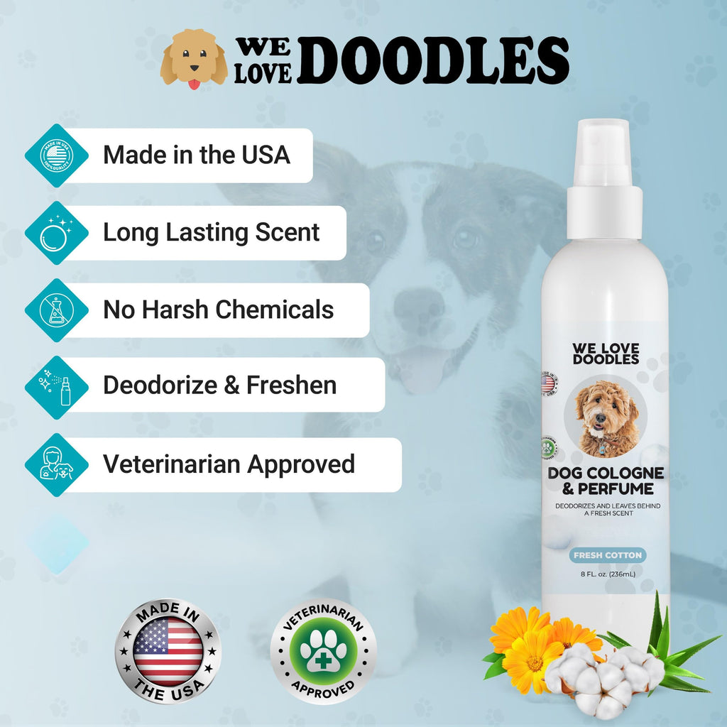 Dog Cologne & Perfume and Large Slicker Brush Bundle W63884