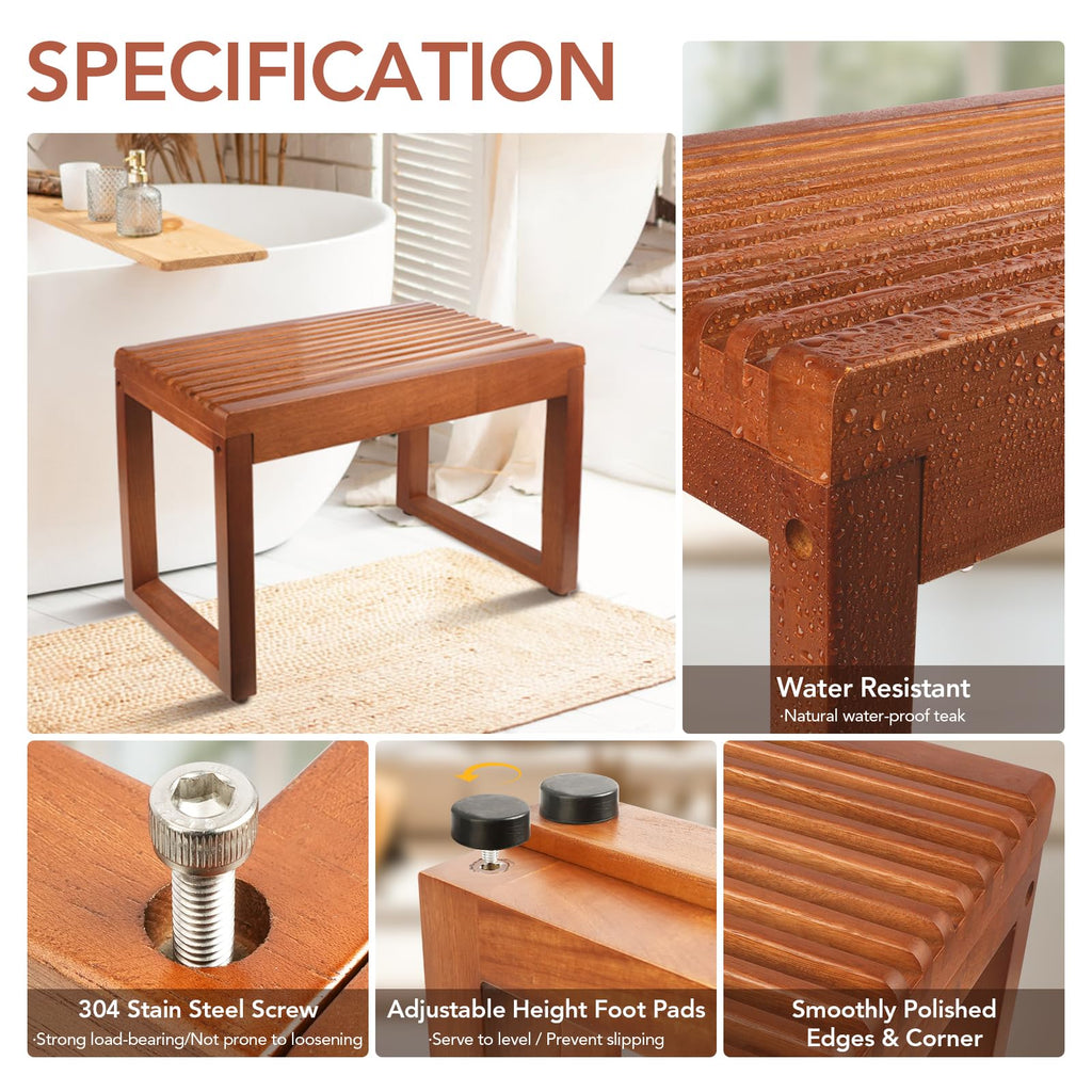 Teak Shower Bench A343