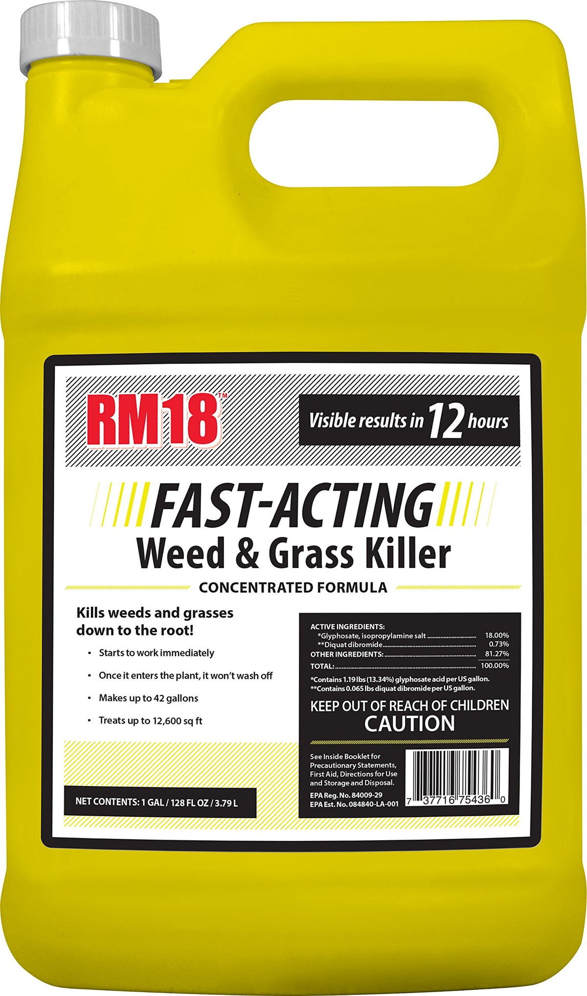 Fast-Acting Weed & Grass Killer Herbicide Spray 1-gallon H453