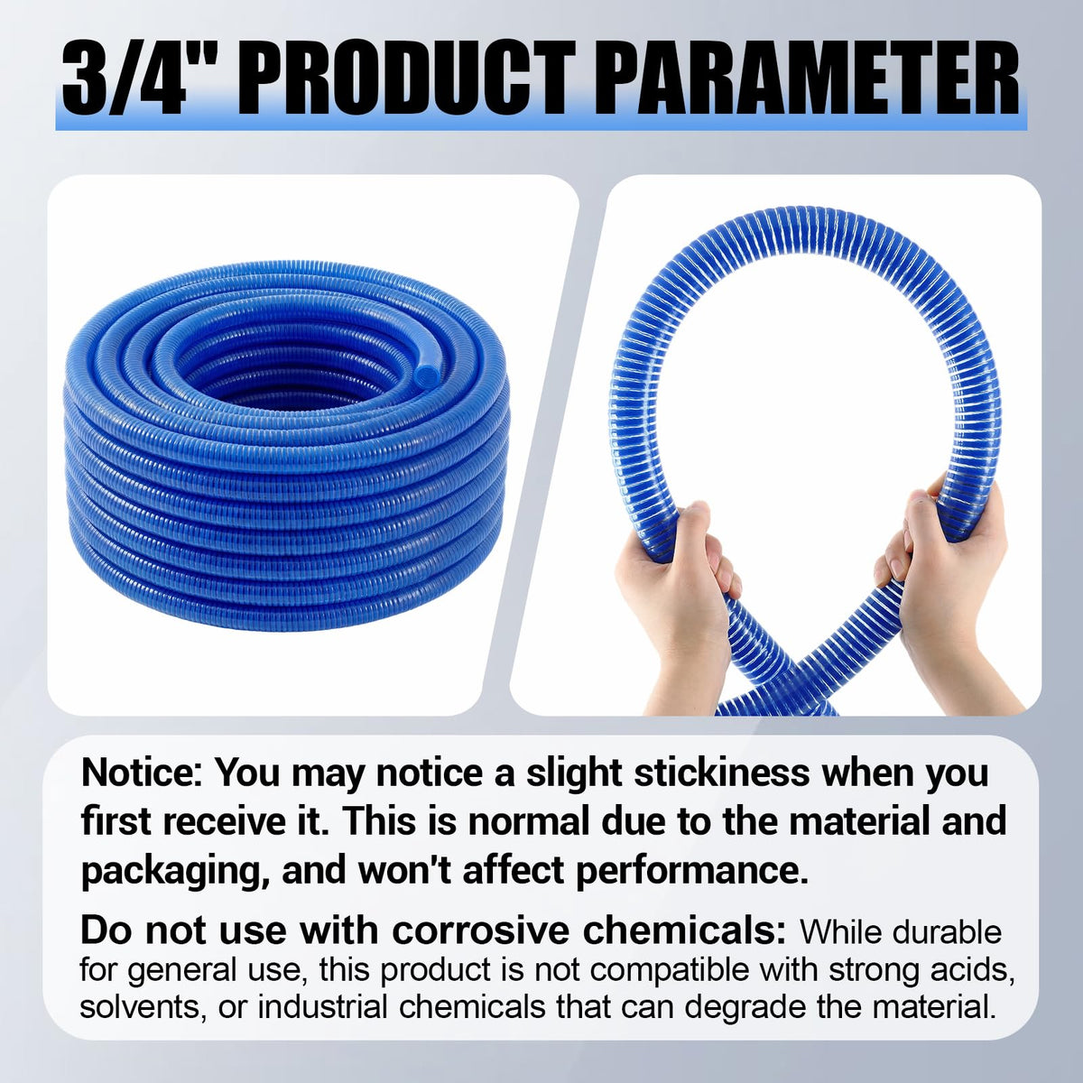 Blue Heavy Duty PVC Suction Hose R47725