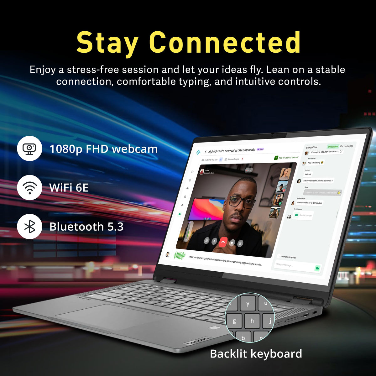14" WUXGA Touchscreen 2-in-1 Chromebook, Intel Core i5, 8GB, 1.25TB Storage, Gray M85469