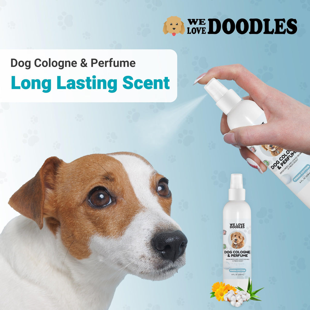 Dog Cologne & Perfume and Large Slicker Brush Bundle W63884